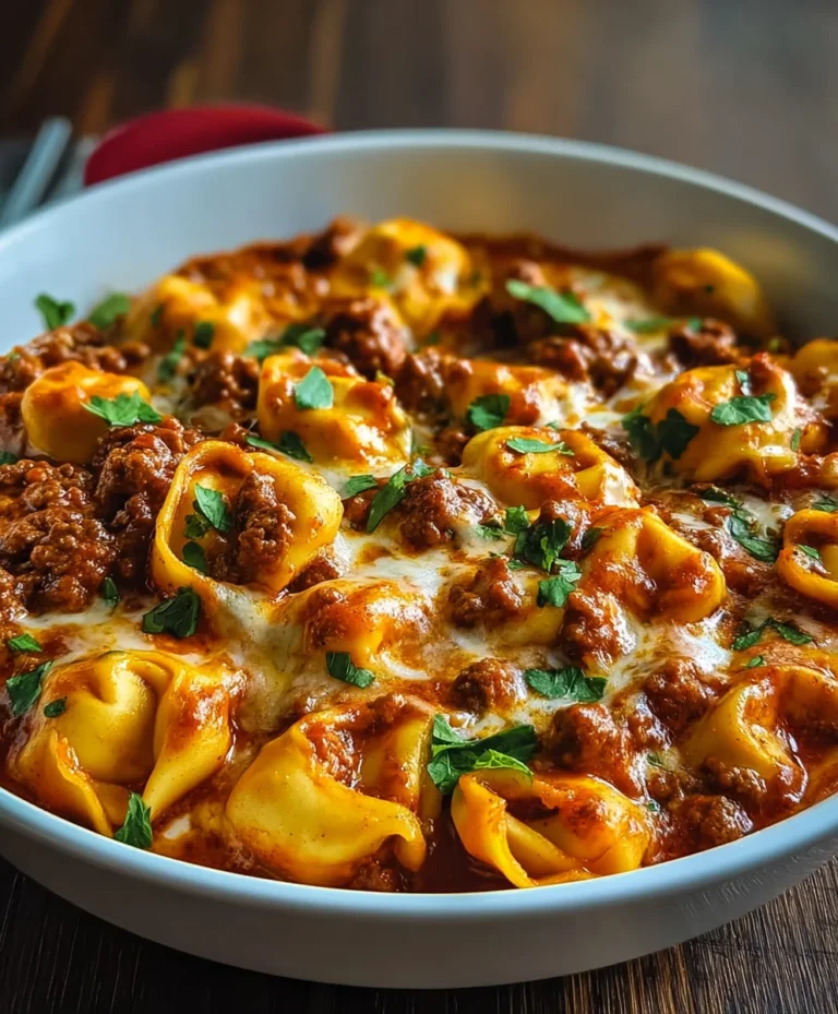 Cheesy Beef Enchilada Tortellini-Easy Dinner Delight