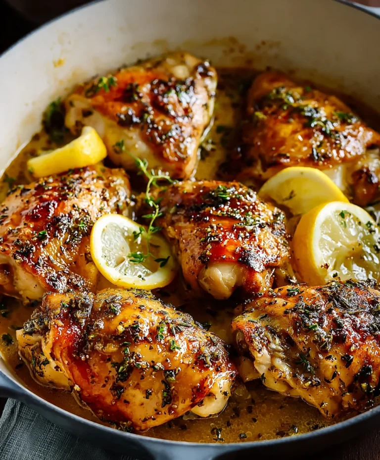 Easy Baked Lemon Butter Chicken Recipe