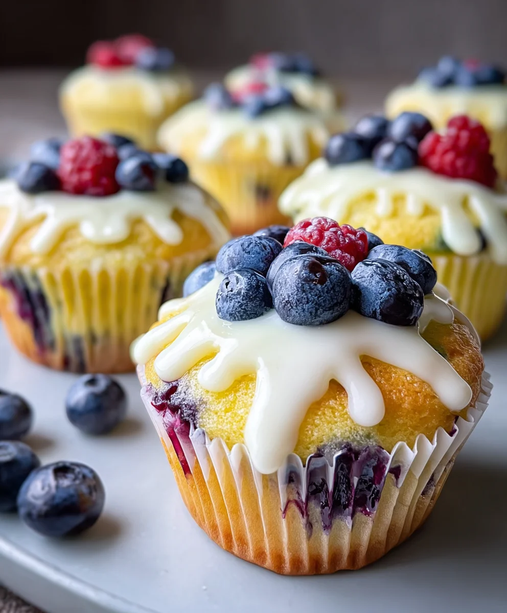 Summer Lemon Berry Cupcakes - Fresh Flavor Delight