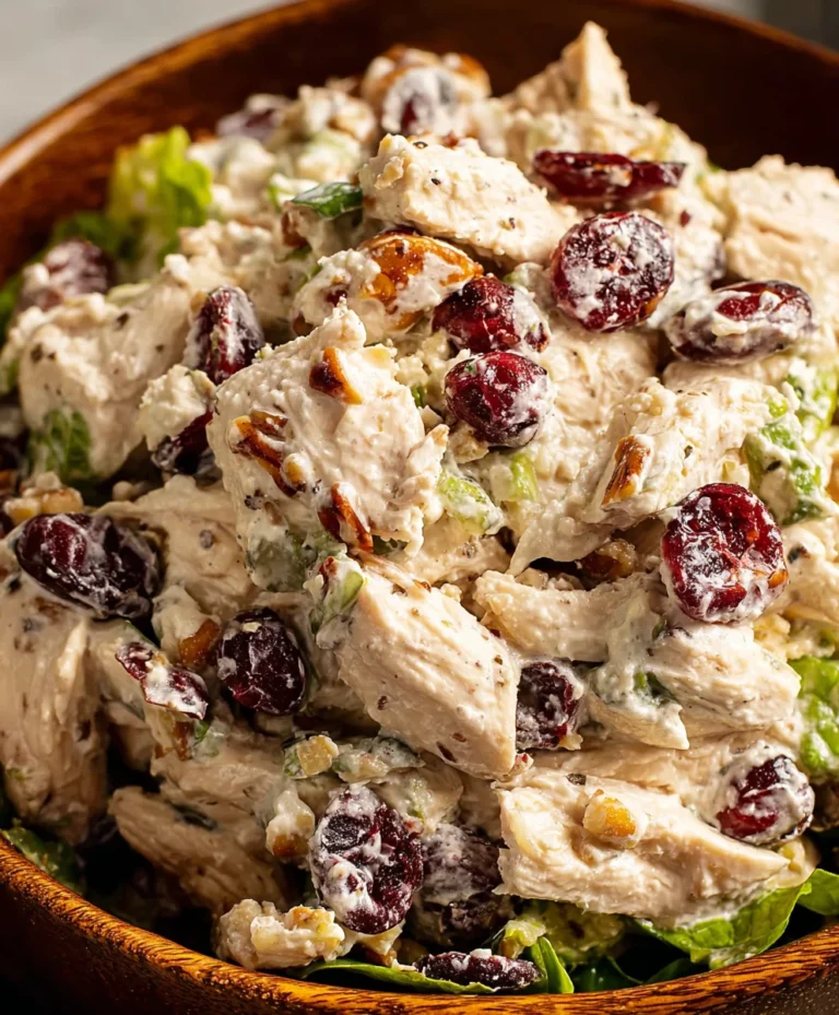 Easy Cranberry Chicken Salad Recipe-Sweet & Tangy Twist