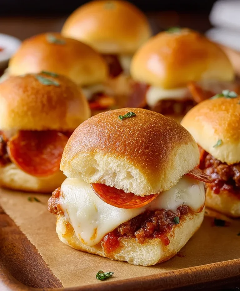 Beef Beef Pepperoni Pizza Sliders- Quick & Easy Bites
