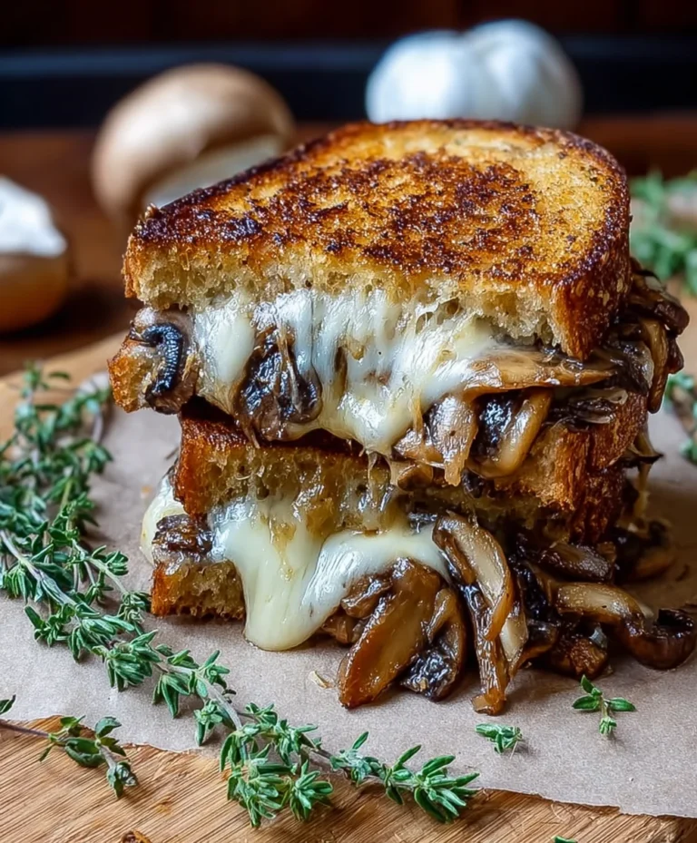 Caramelized Mushroom Grilled Cheese – Ultimate Comfort Food