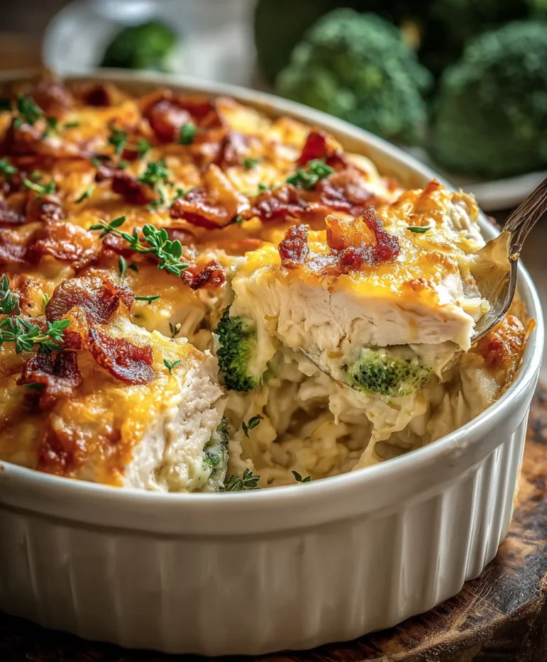 Easy Low-Carb Chicken Casserole Dinner Recipe