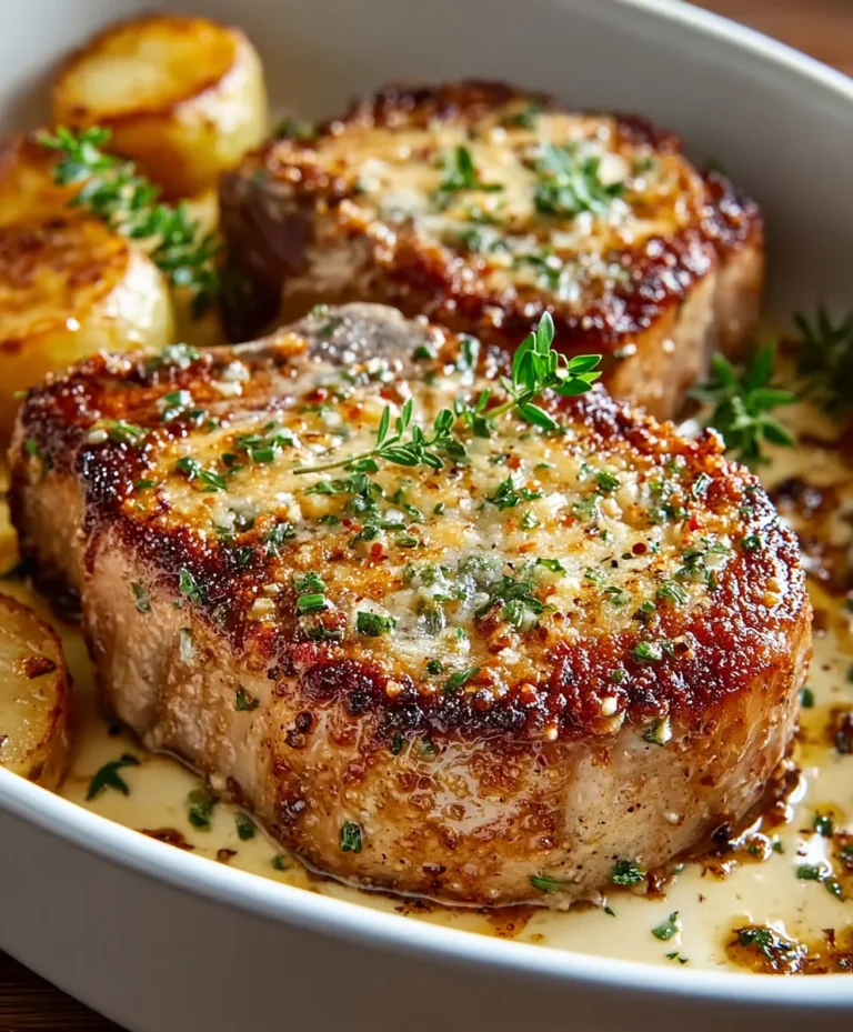 Garlic Parmesan Beef Chops – Easy & Flavorful Recipe