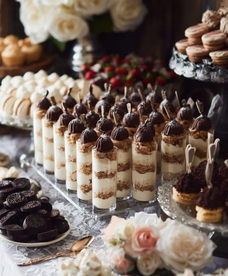 Vintage Wedding Dessert Table Ideas-Sweet & Chic Creations