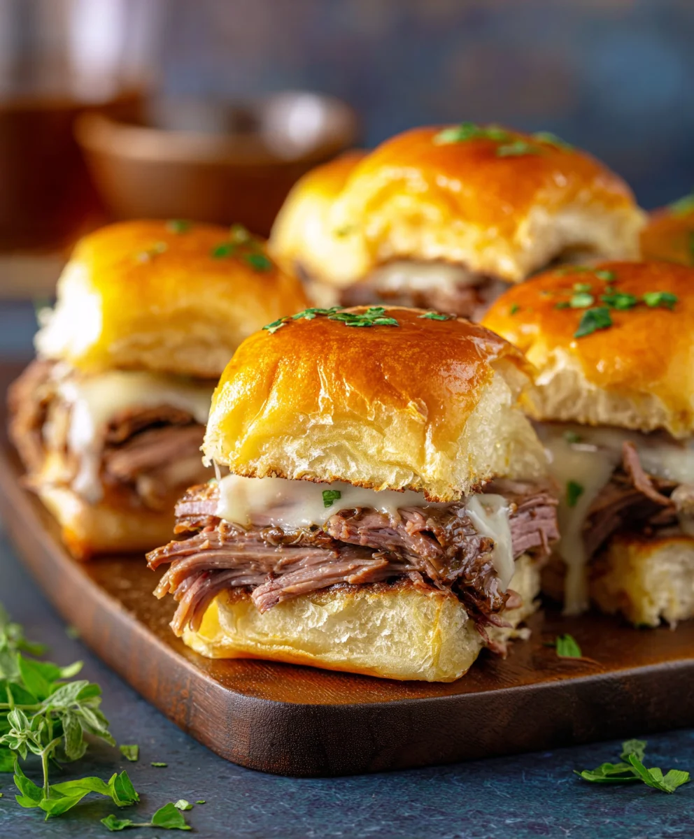 Easy Beef French Dip Sliders Recipe