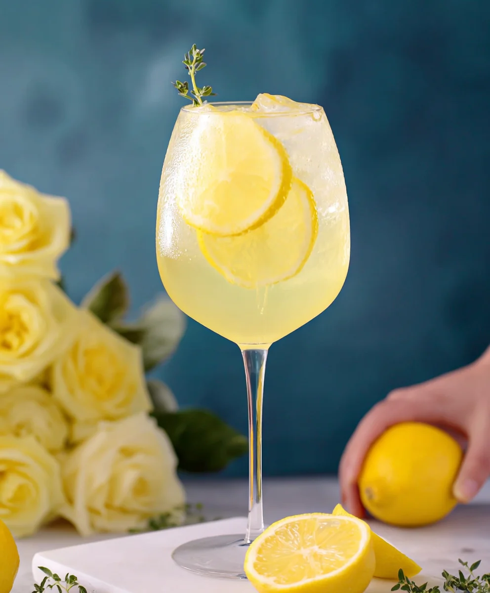Non-Non-Alcoholic Alternative Limoncello Spritz - Refreshing Mocktail