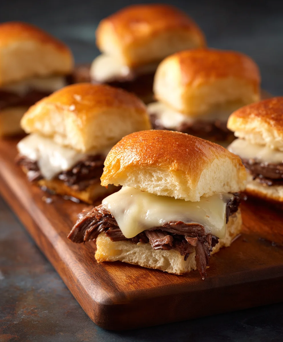 French Dip Sliders - Easy & Delicious Beef Appetizer