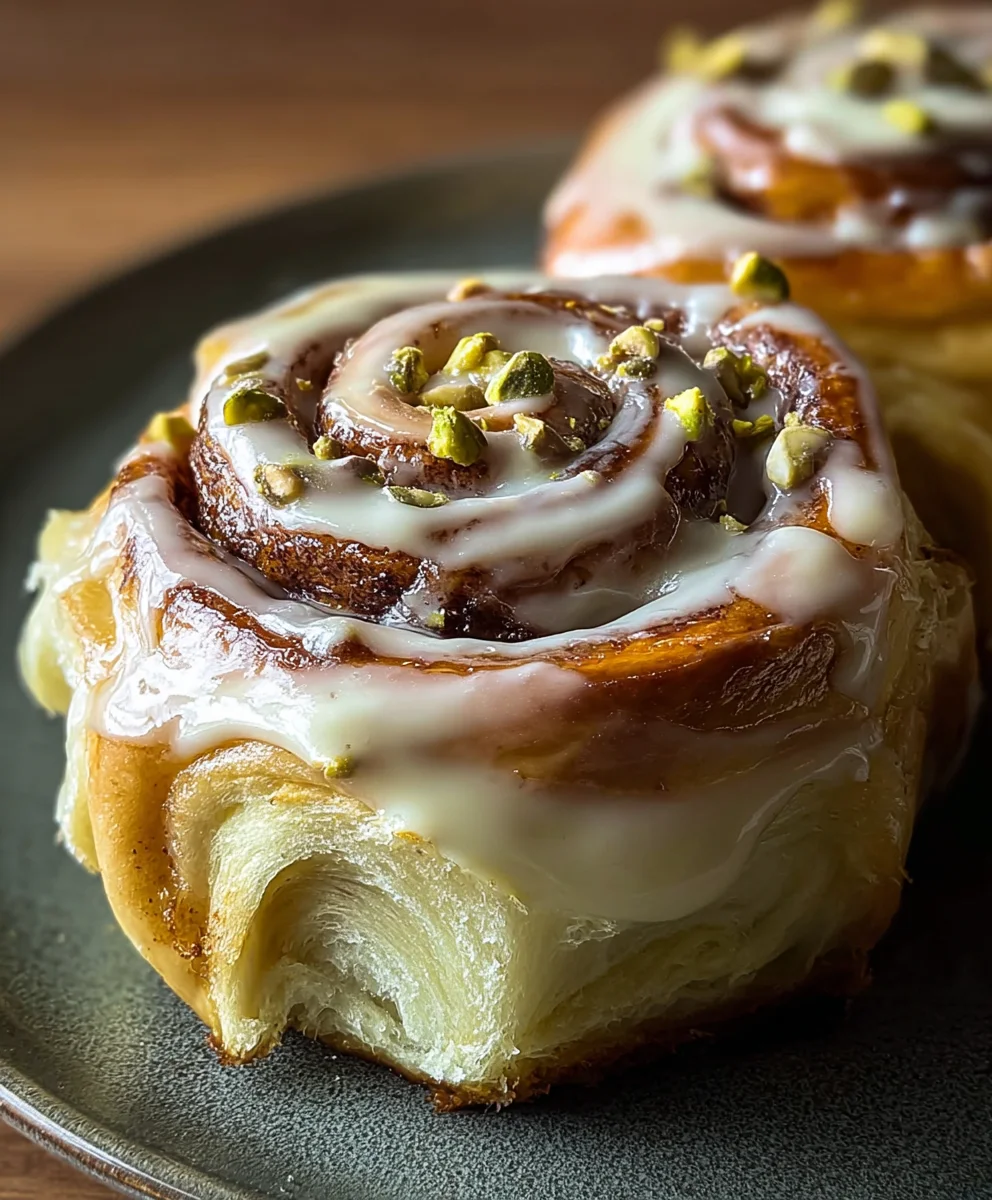 Small Batch Pistachio Cream Rolls-Cinnamon Delight