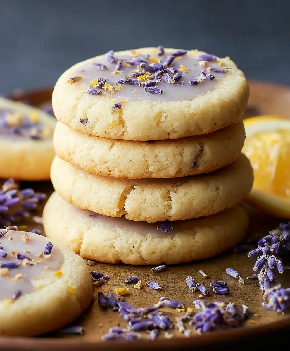 Buttery Lemon Lavender Cookies-Delightful Recipe