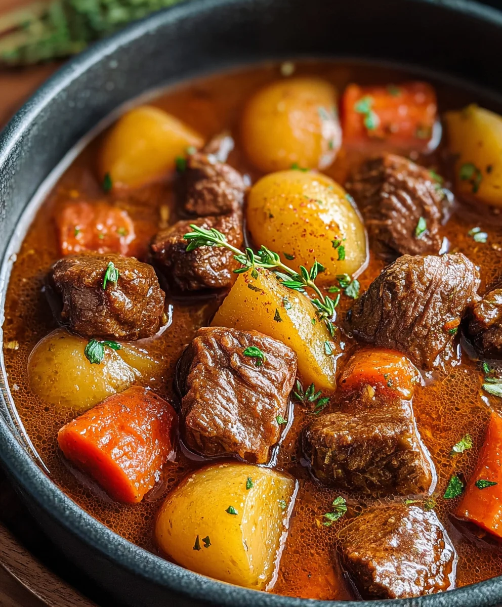 Hearty Homemade Beef Stew Recipe- Comfort Food