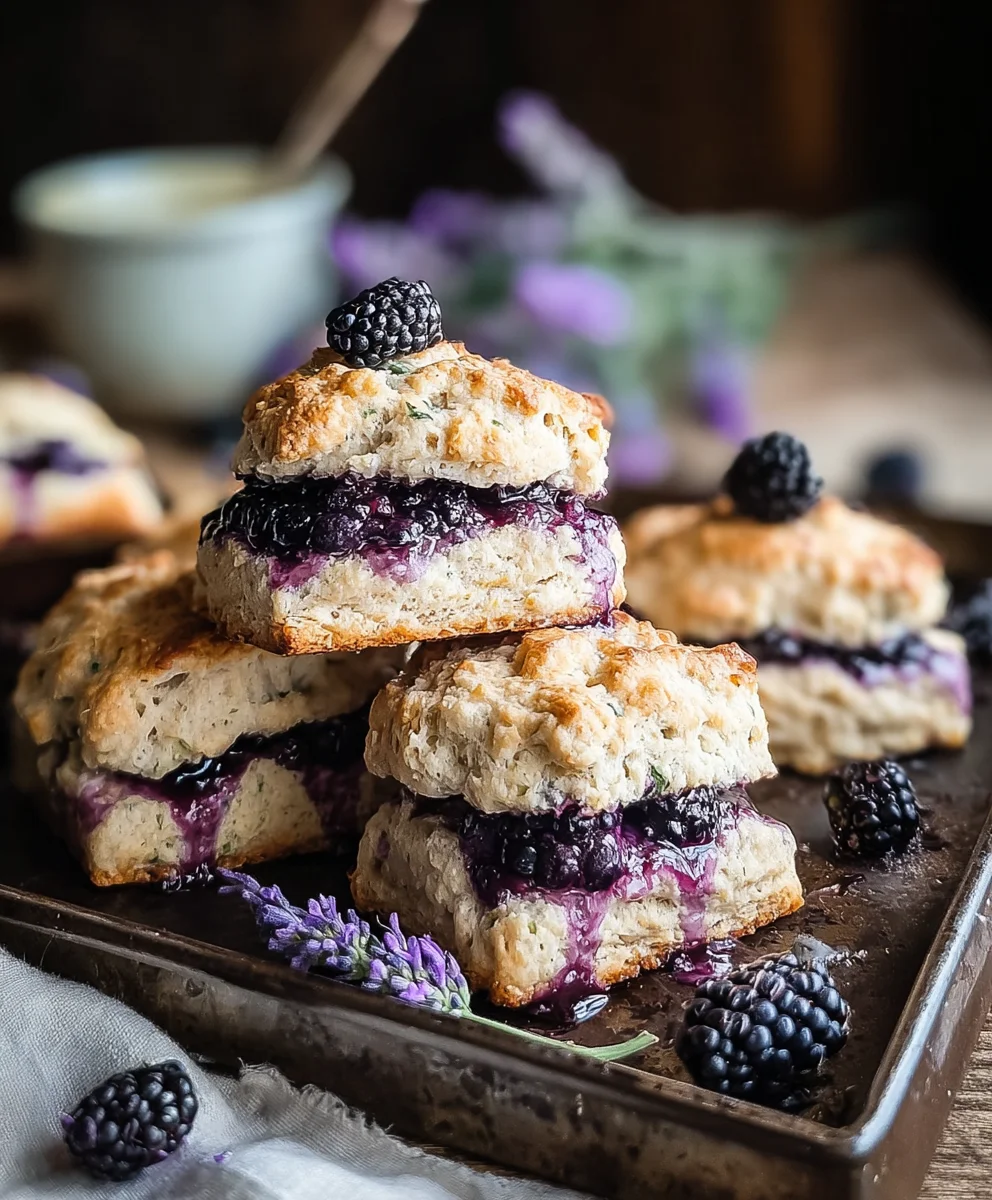 Blackberry Lavender Scones- A Taste of Summer