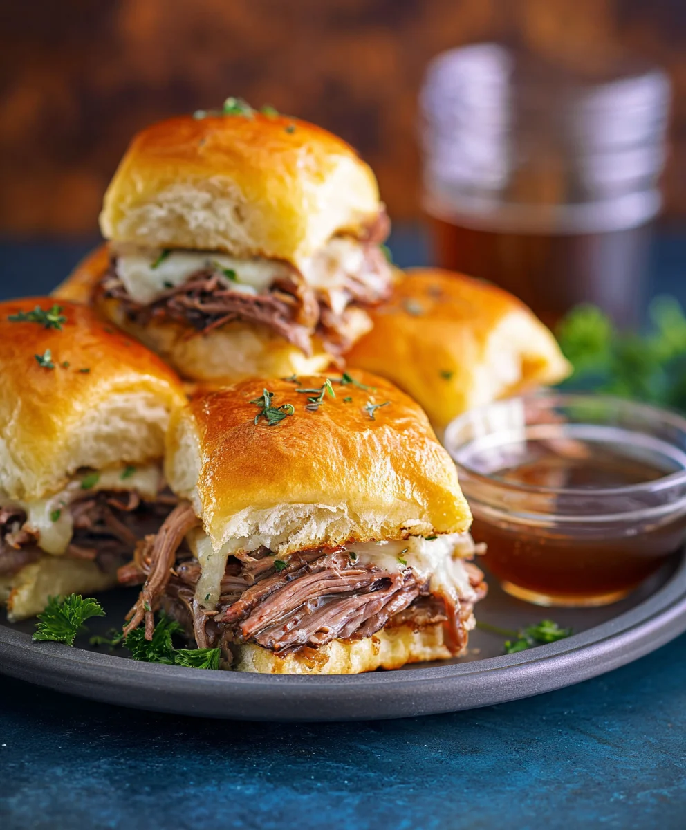 Easy Beef French Dip Sliders Recipe