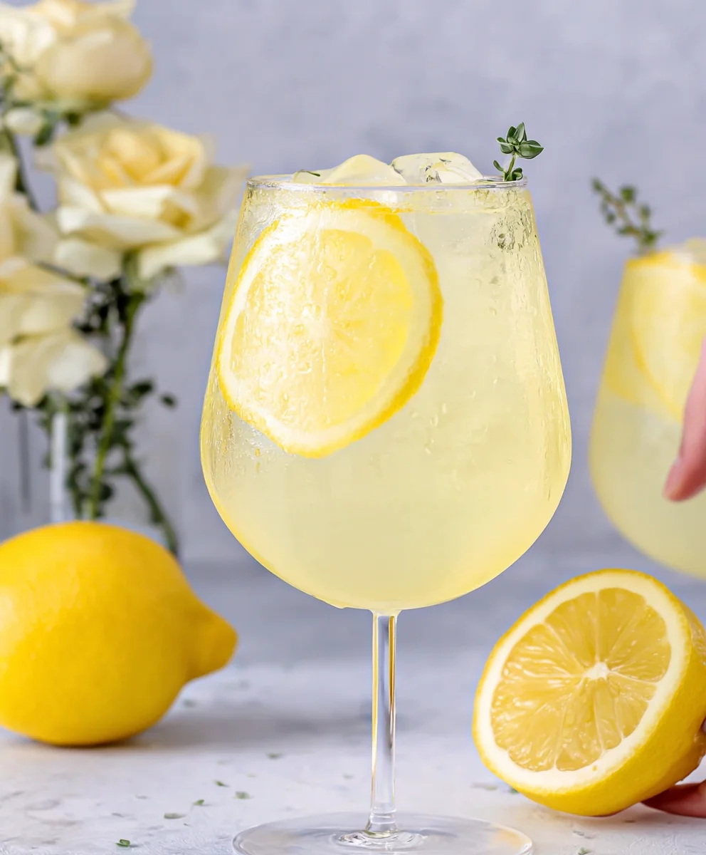 Non-Non-Alcoholic Alternative Limoncello Spritz - Refreshing Mocktail