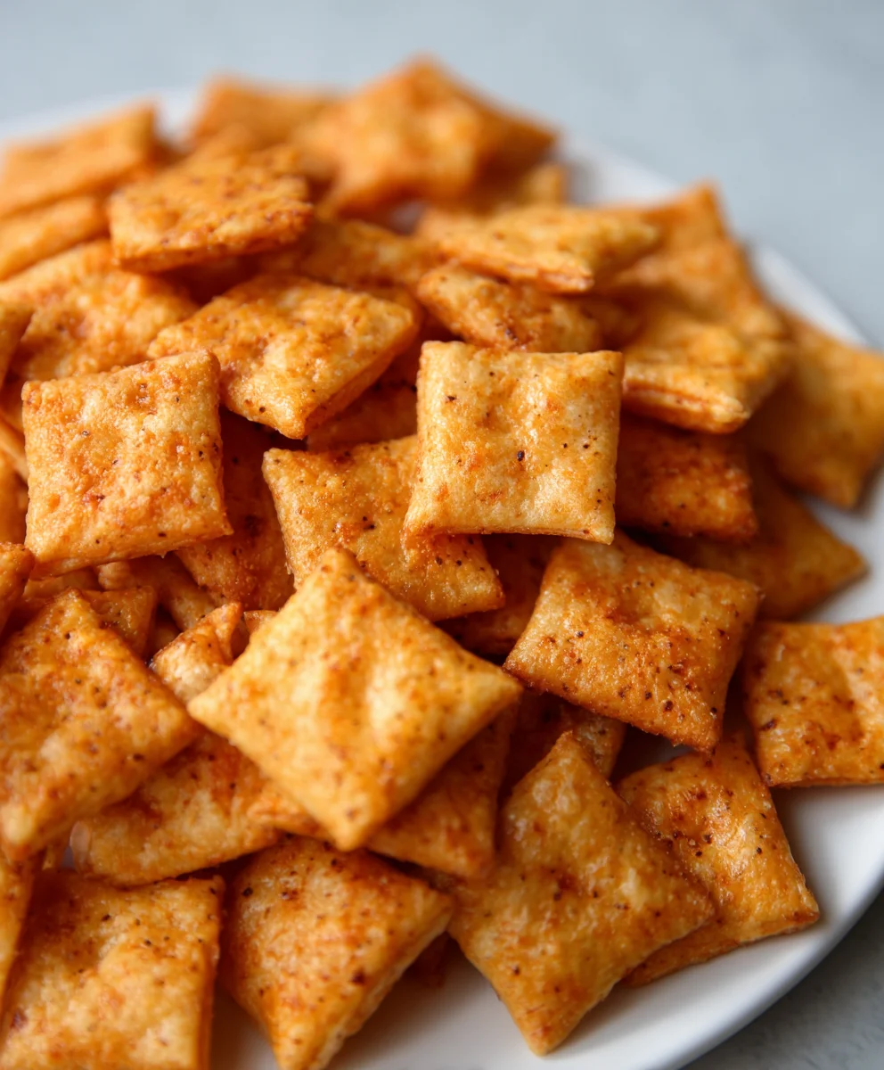 Sourdough Cheez Its Homemade Crackers - Easy Recipe