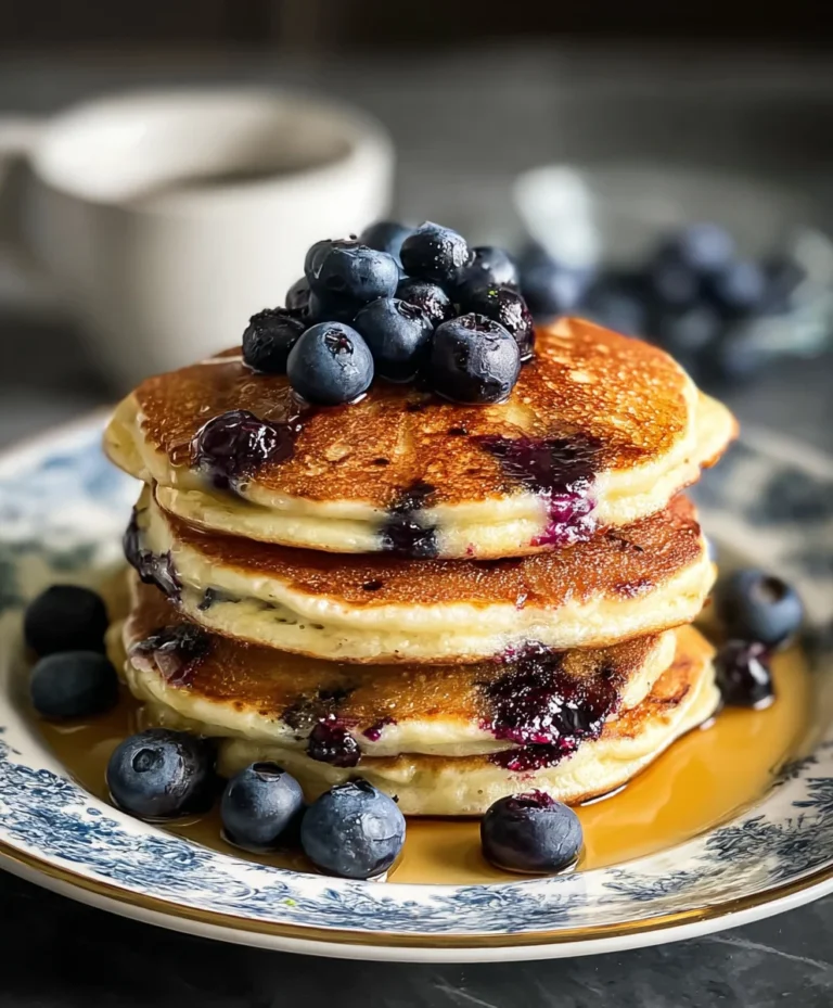Easy Blueberry Pancakes-Fluffy & Delicious Quick Recipe