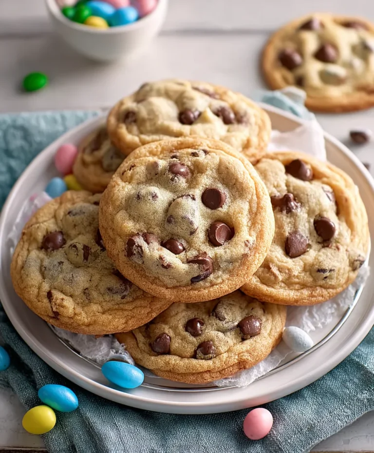 Easter Chocolate Chip Cookies- Perfect Festive Bake