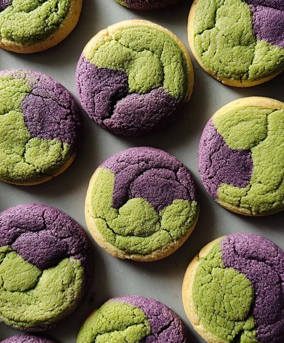 Matcha Ube Cookies-Perfect Sweet Treat