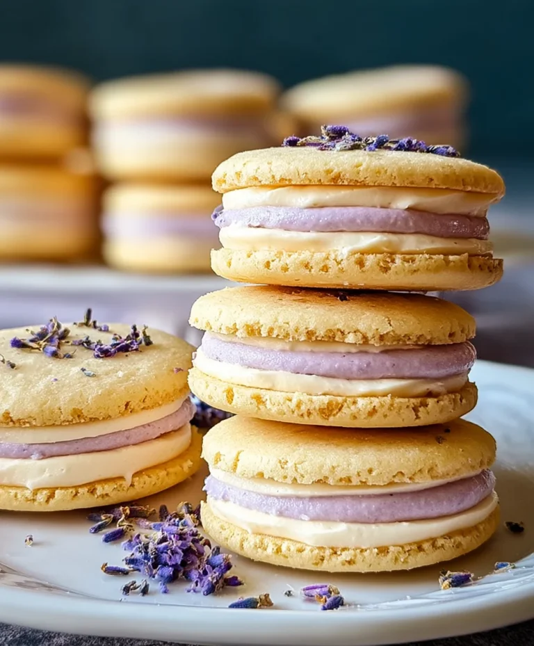 Lemon Lavender Sandwich Cookies-Delightful Sweet Treat