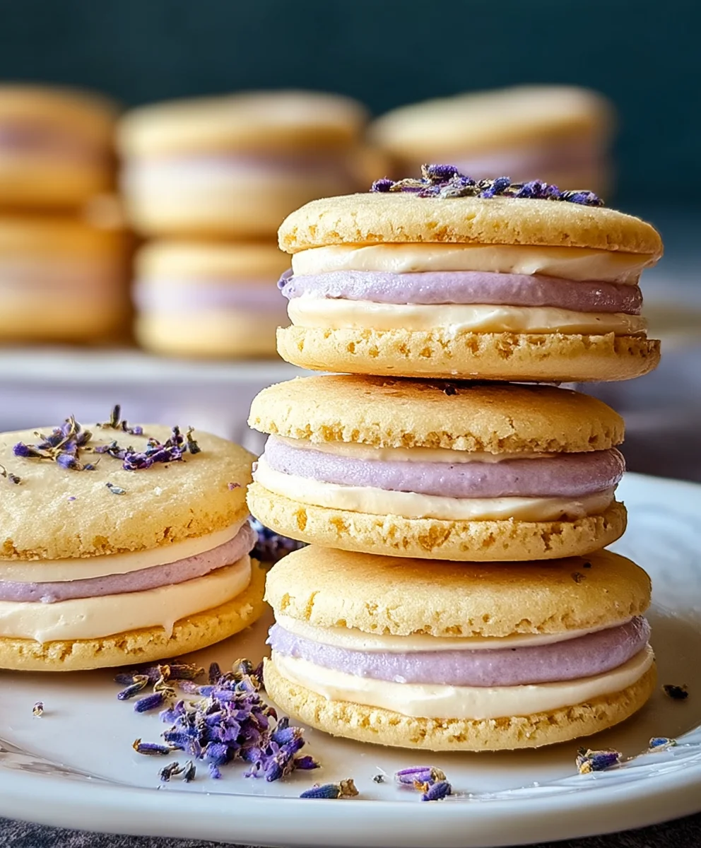 Lemon Lavender Sandwich Cookies-Delightful Sweet Treat