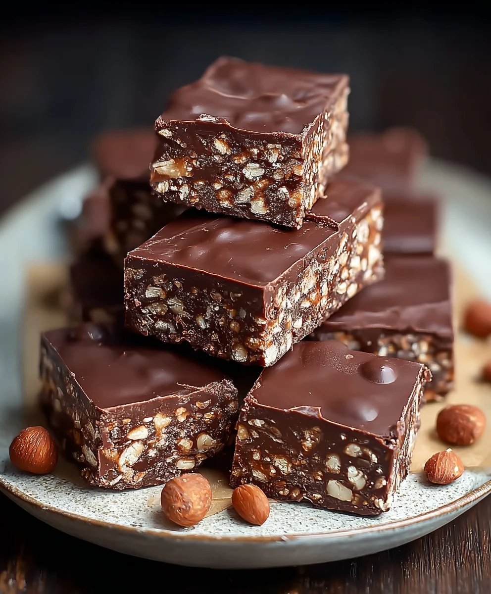 Easy No-Bake Chocolate Biscuit Bars - Quick Treat