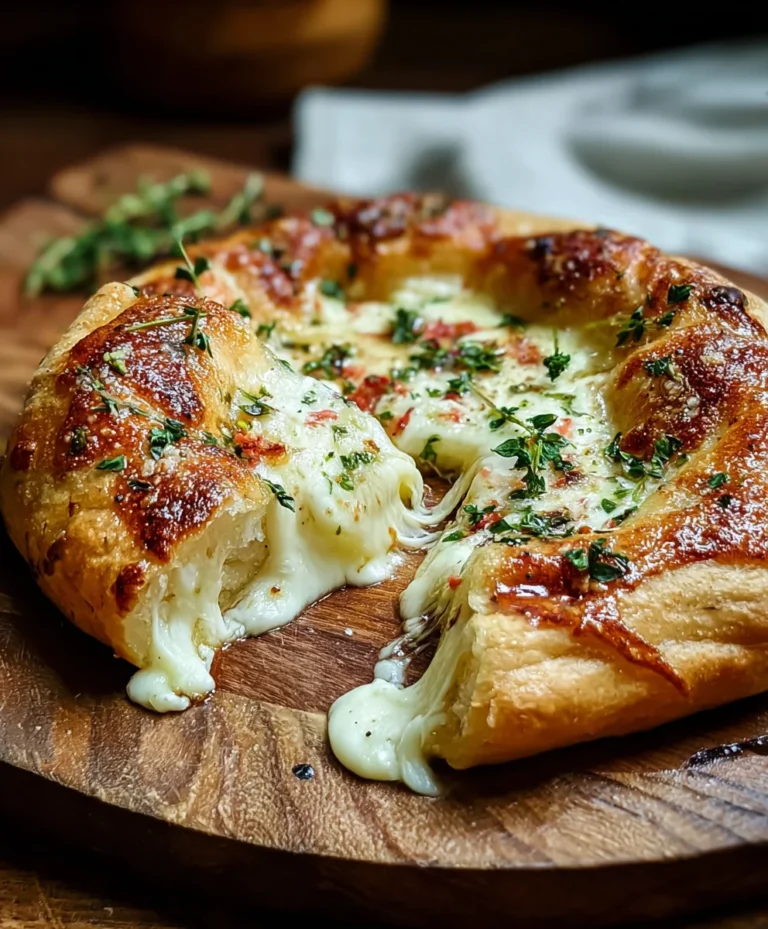 Gooey Stuffed Brie Cheese Pizza- Easy Gourmet Comfort Food