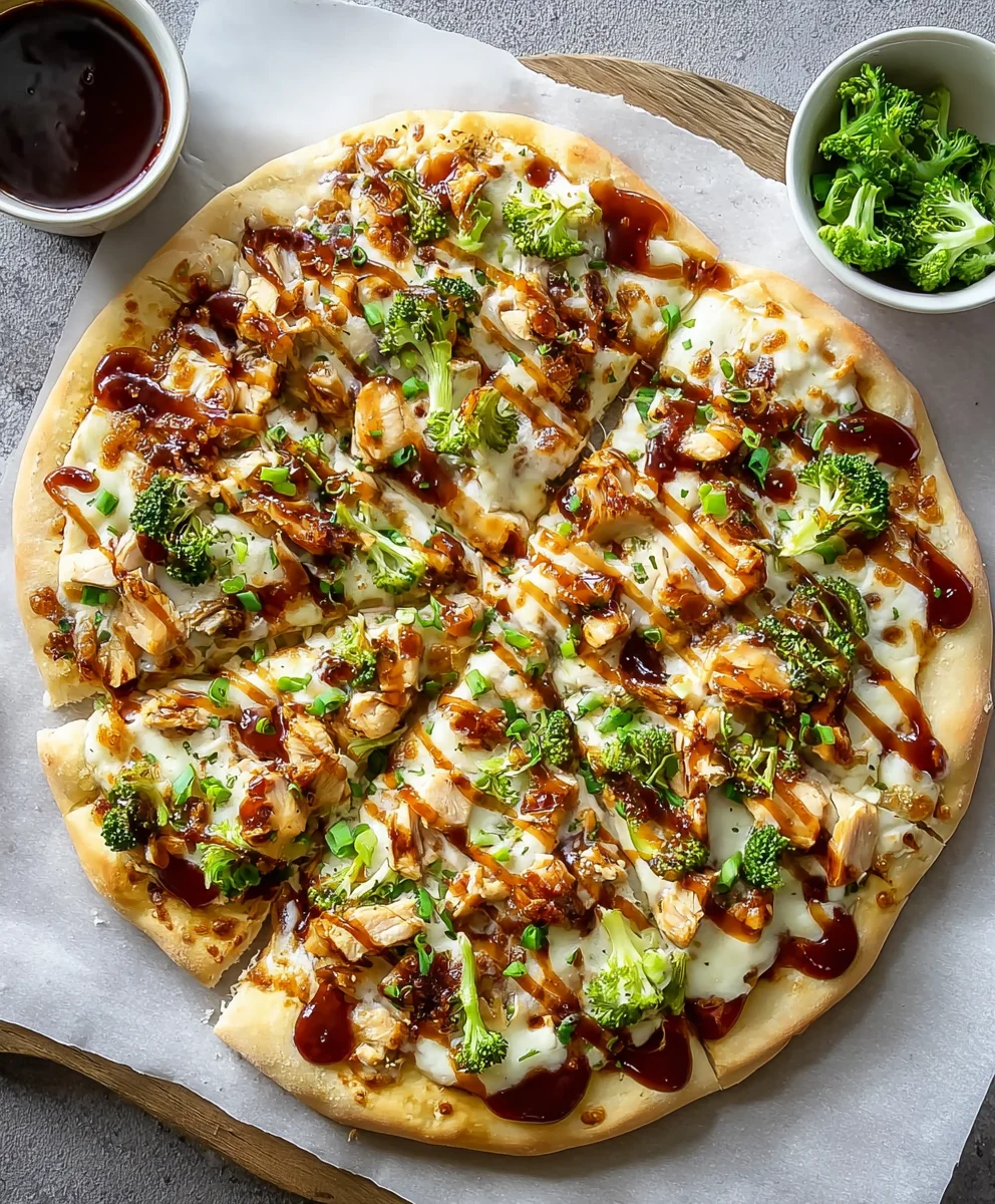 Easy Teriyaki Chicken Pizza Recipe - Delicious & Quick Dinner
