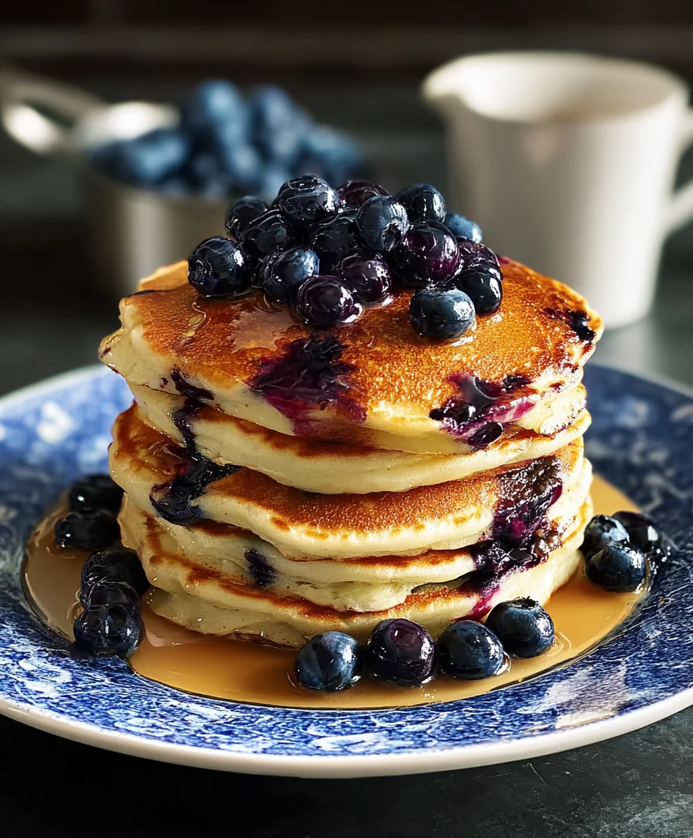 Easy Blueberry Pancakes-Fluffy & Delicious Quick Recipe