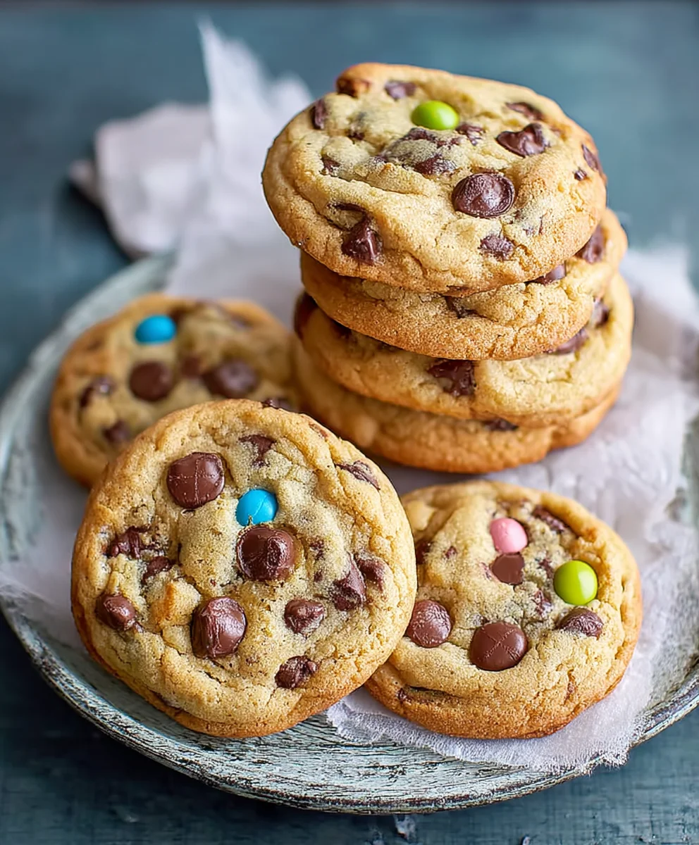 Easter Chocolate Chip Cookies- Perfect Festive Bake