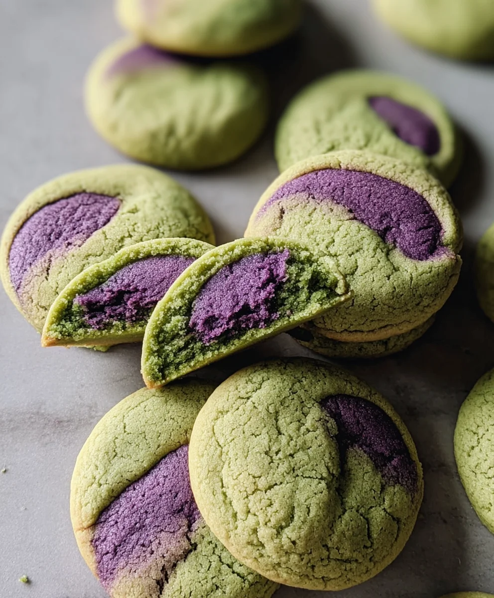 Matcha Ube Cookies-Perfect Sweet Treat