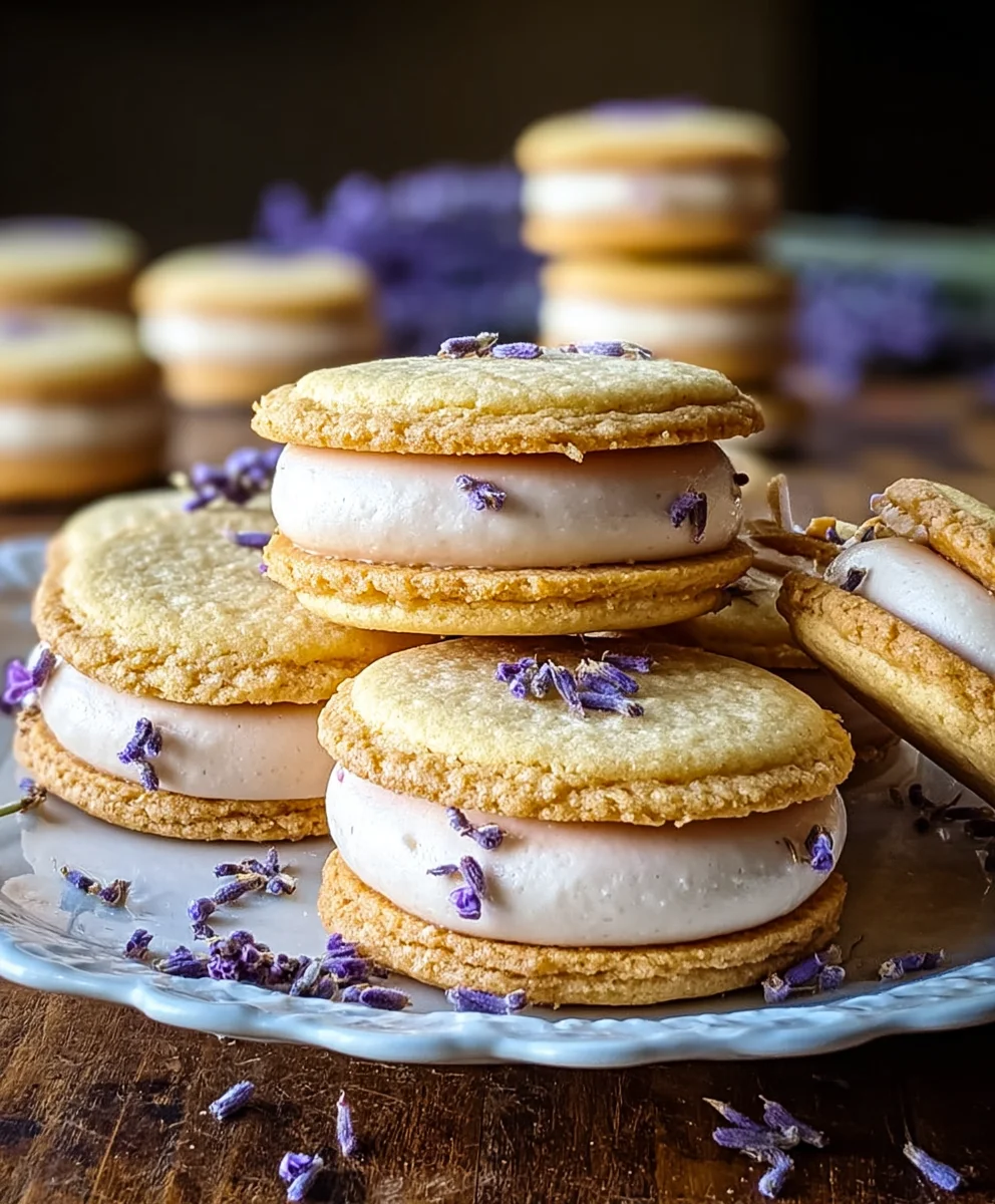 Lemon Lavender Sandwich Cookies-Delightful Sweet Treat