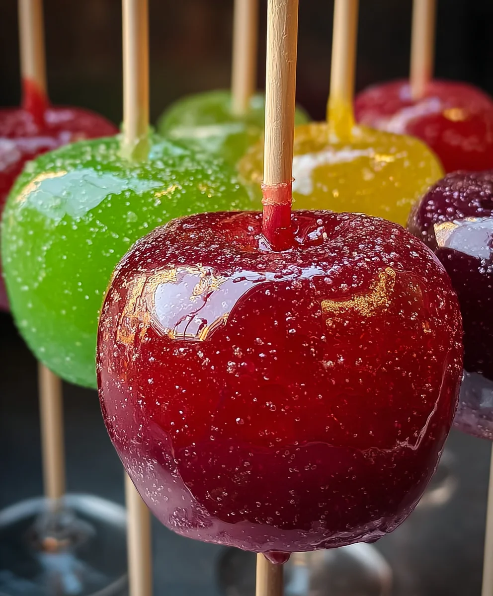 Jolly Rancher Candy Apples - Fruity Fun Treat