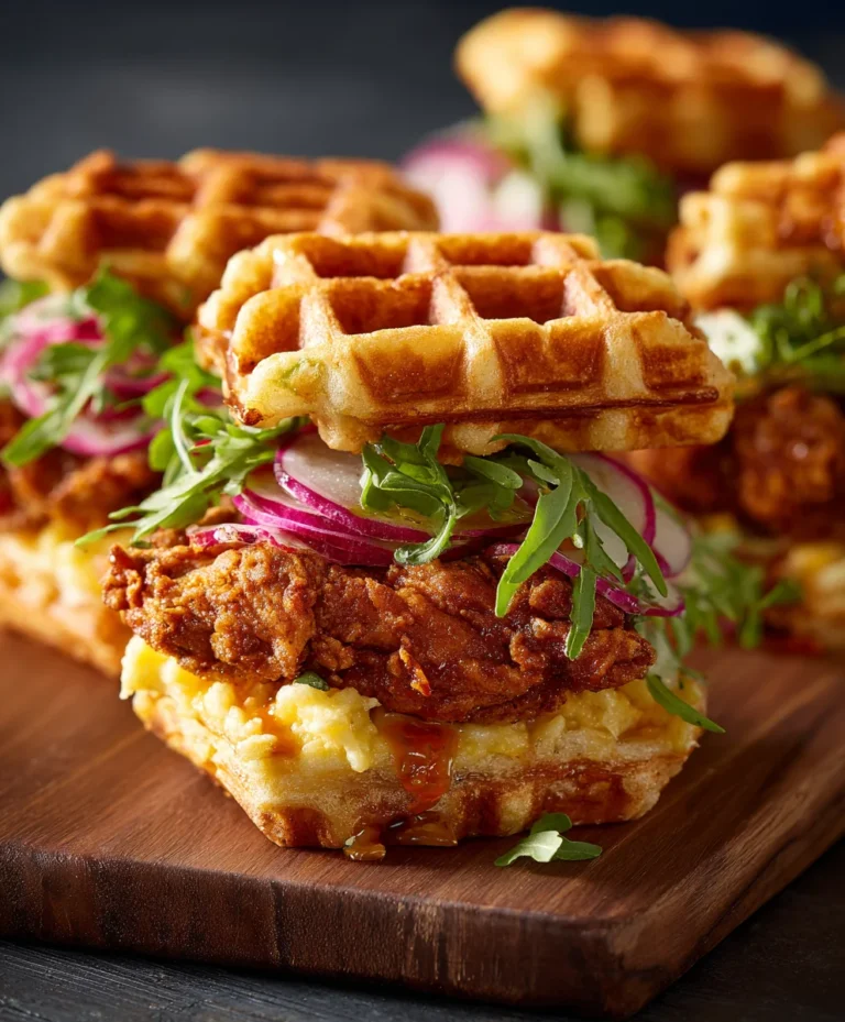 Game Day Chicken Waffle Sliders-Game Day Eats