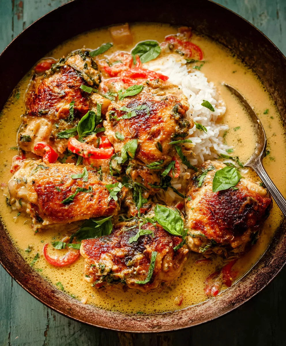 Creamy Coconut Milk Chicken - Easy & Delicious