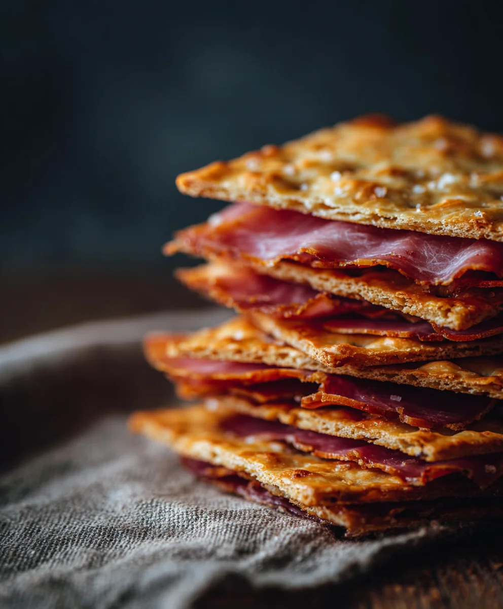 Sourdough Grabeef Beef Beef Ham Crackers - Easy Homemade Snack