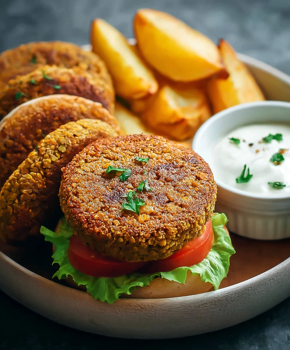 Easy Lentil Burgers- Quick & Flavorful Plant-Based Meal