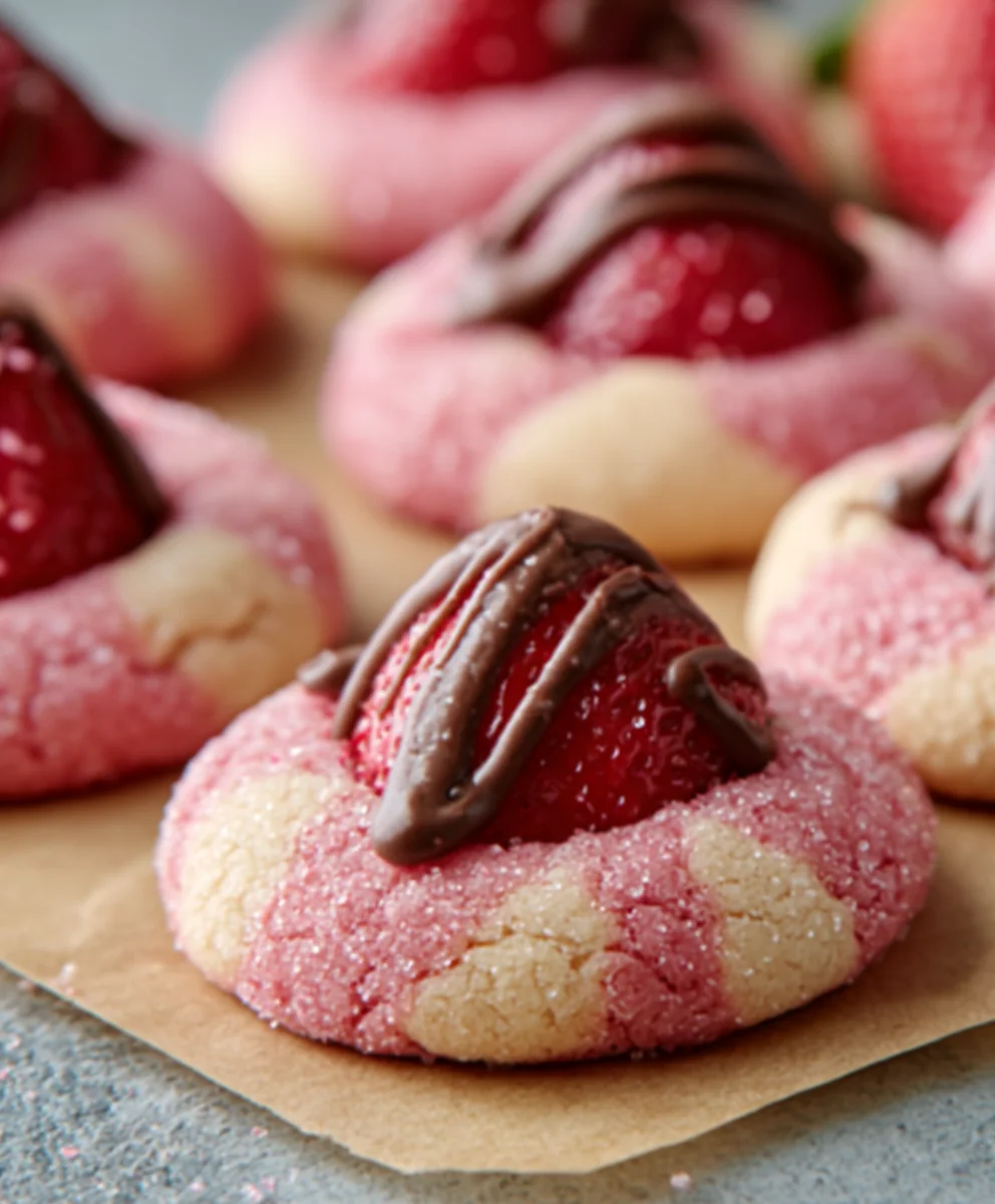 Strawberry Kiss Cookies - Easy & Delicious Recipe