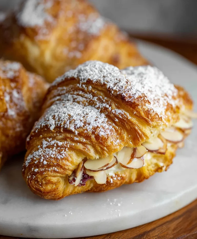 Almond Cream Filled Croissants- Irresistible Bakery Treat