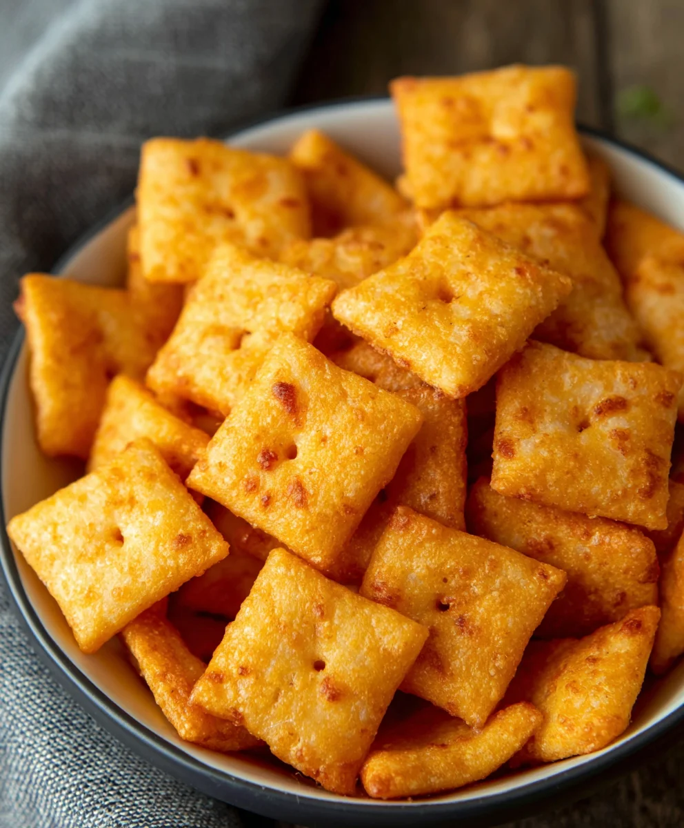 Gluten Free Cheez-Its- Homemade & Delicious Snack
