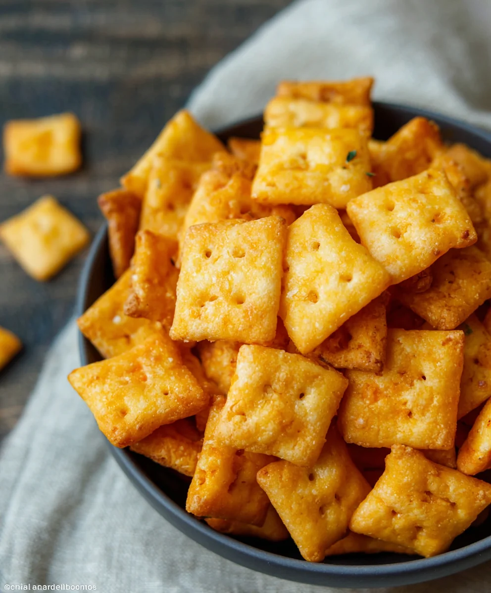 Gluten Free Cheez-Its- Homemade & Delicious Snack