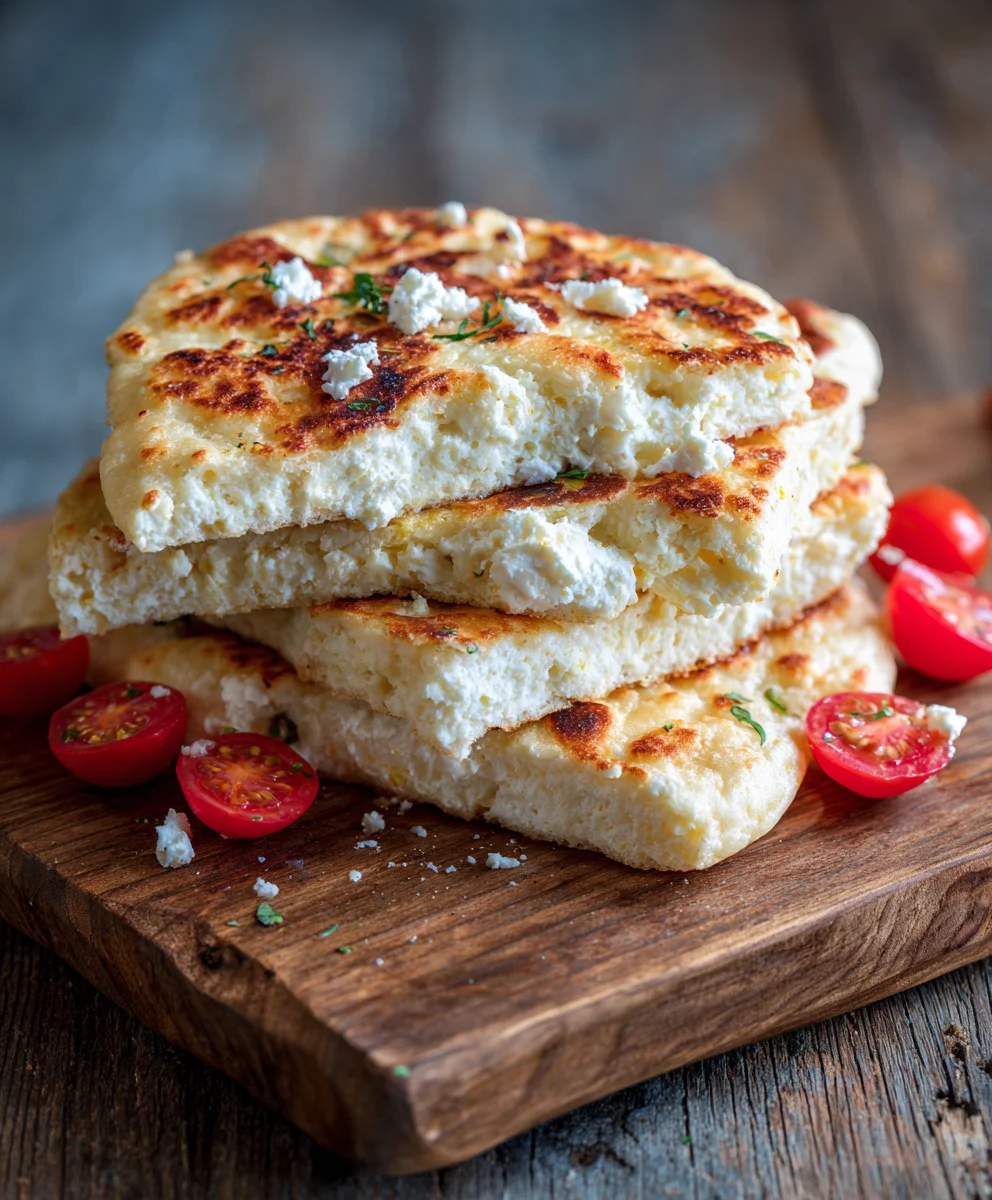 Easy Cottage Cheese Flatbread - Quick & Healthy