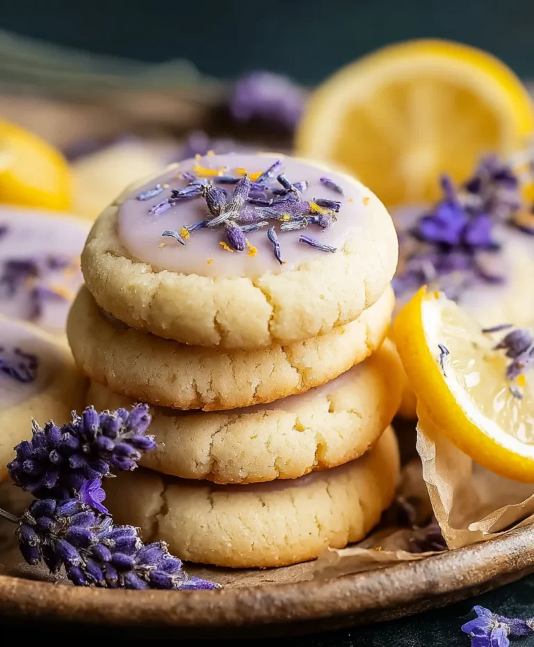 Buttery Lemon Lavender Cookies-Delightful Recipe