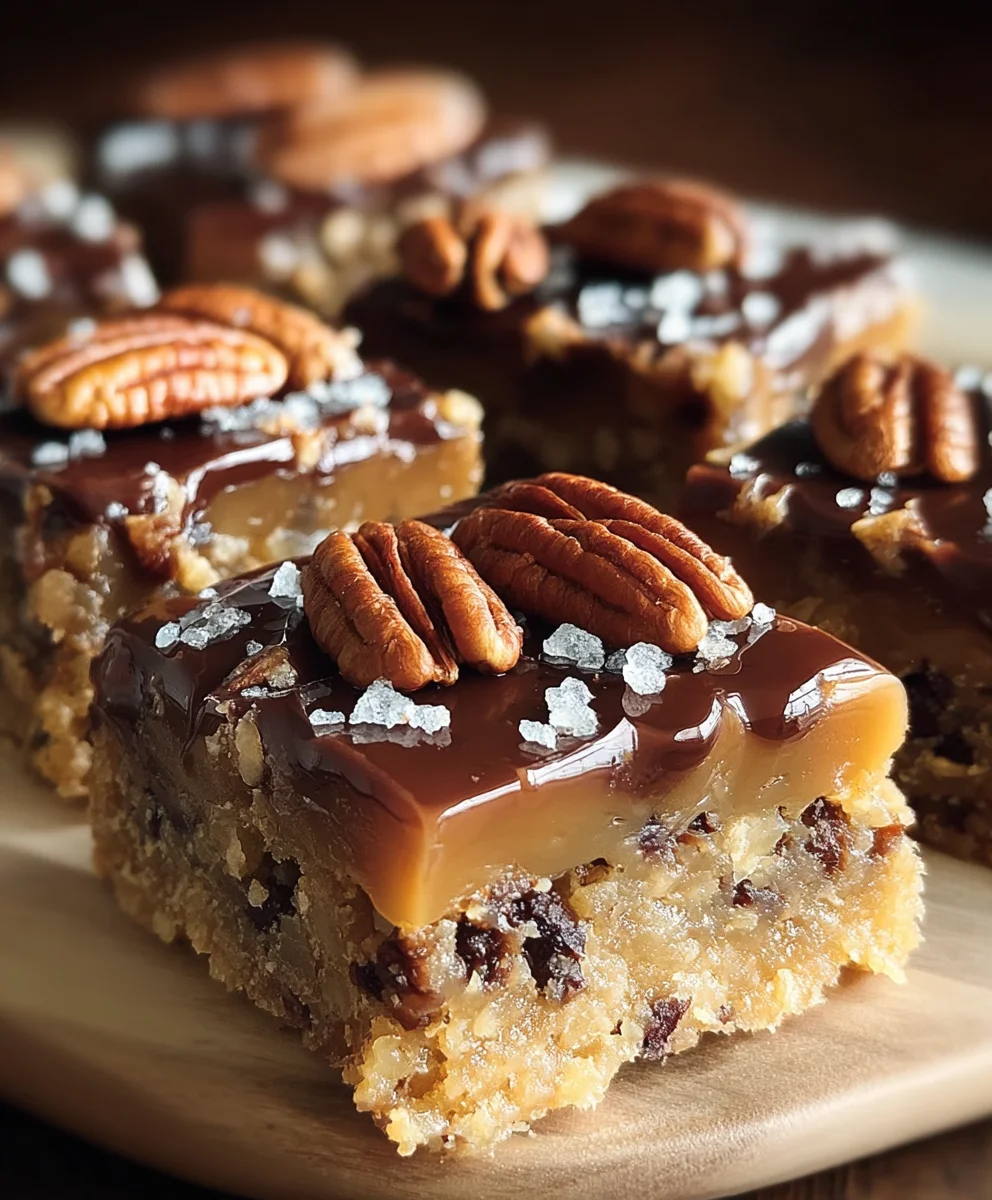 Easy Turtle Bars-Delicious No-Bake Treat