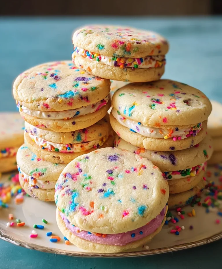 Funfetti Sandwich Cookies – Easy Party Treat