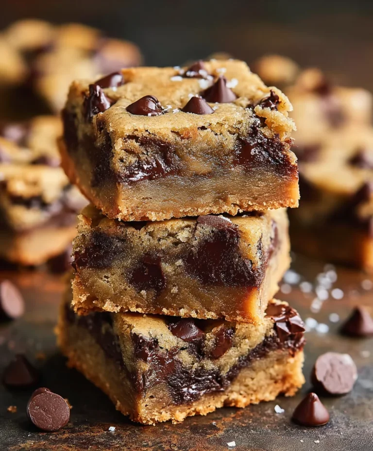 Easy Chocolate Chip Cookie Bars-Perfectly Chewy Treats