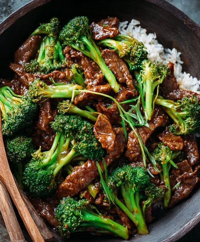 Chinese Beef and Broccoli (牛肉炒西兰花)
