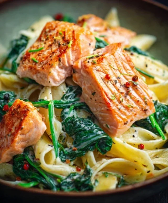 Salmon Spinach Pasta Dish: A Delicious and Nutritious Recipe to Try Today