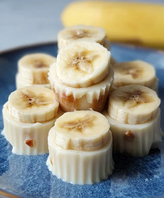 Frozen Banana Yogurt Bites