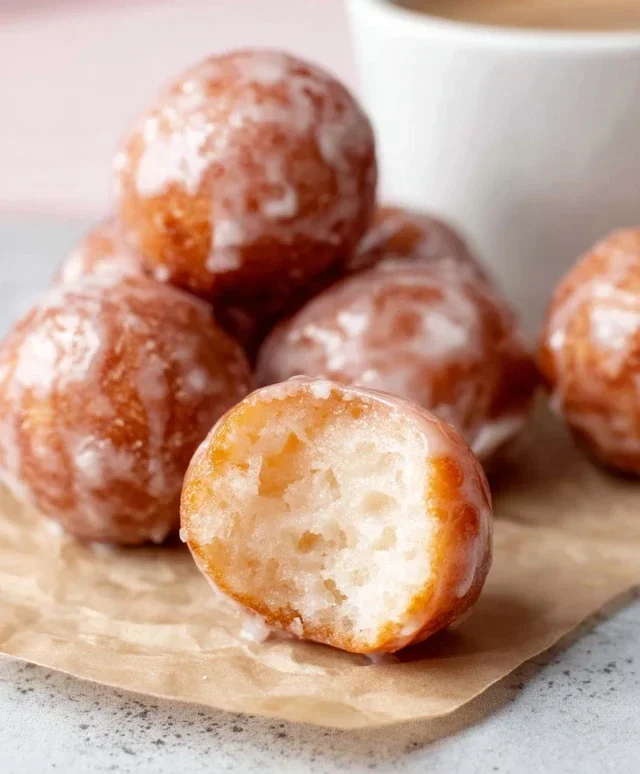 Easy Keto Glazed Donut Balls