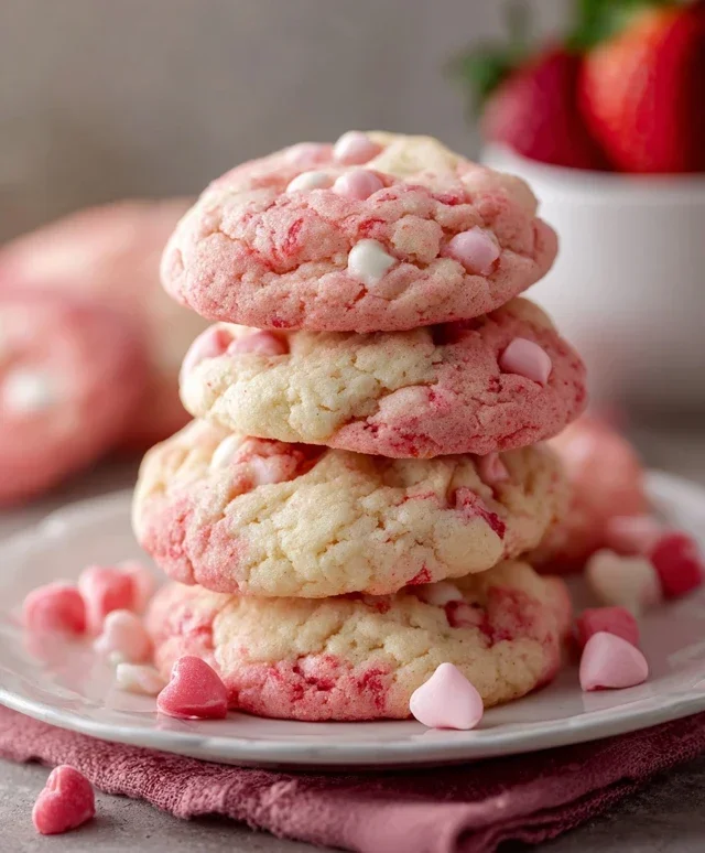 Easy Strawberry Cake with Strawberry Sauce